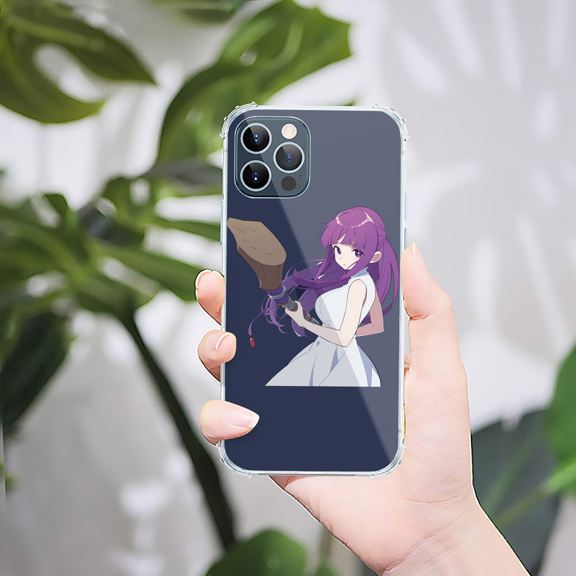 （画像用） 葬送のフリーレン Frieren 【iPhone 12シリーズ対応】透明スマホケース（クリアソフトケース）